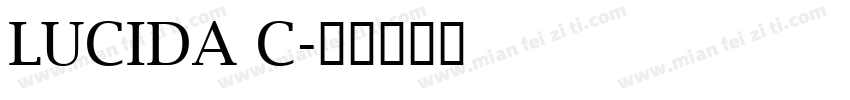 LUCIDA C字体转换